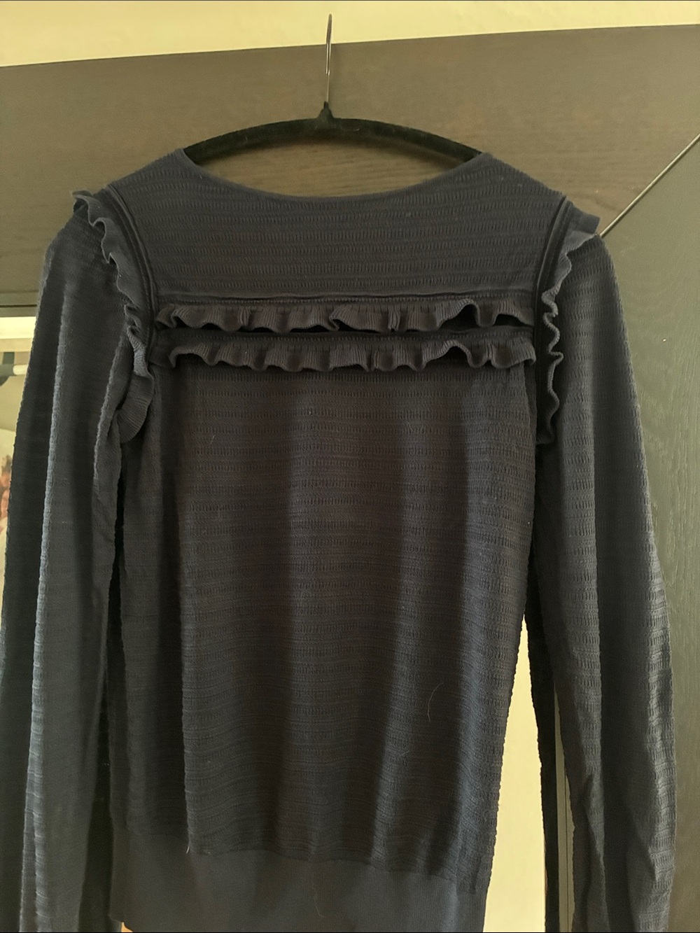 Ann Taylor Navy Knit sweater, Sz: XS
